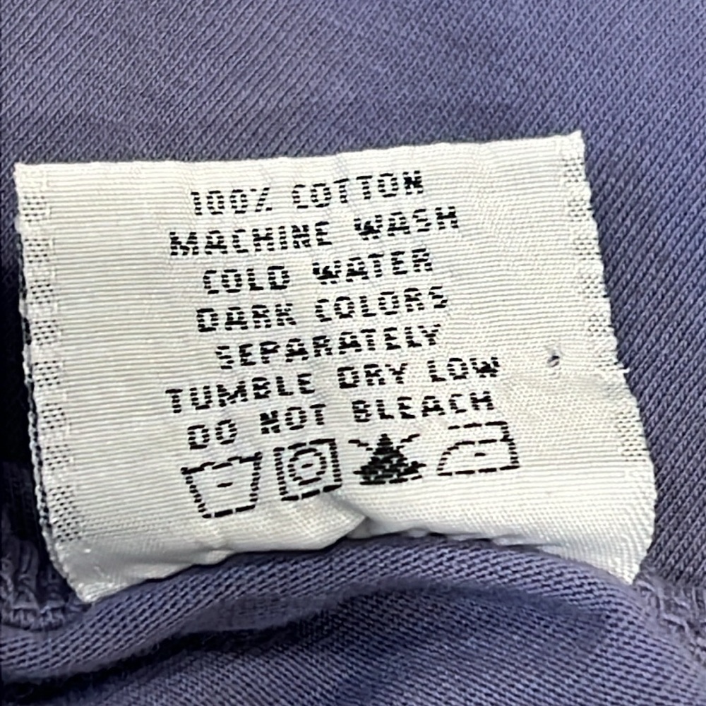 CMC (Color Me Cotton) Women's Purple V-Neck Top Tiered Bottom Cuff Buttons Sz S - Picture 8 of 9
